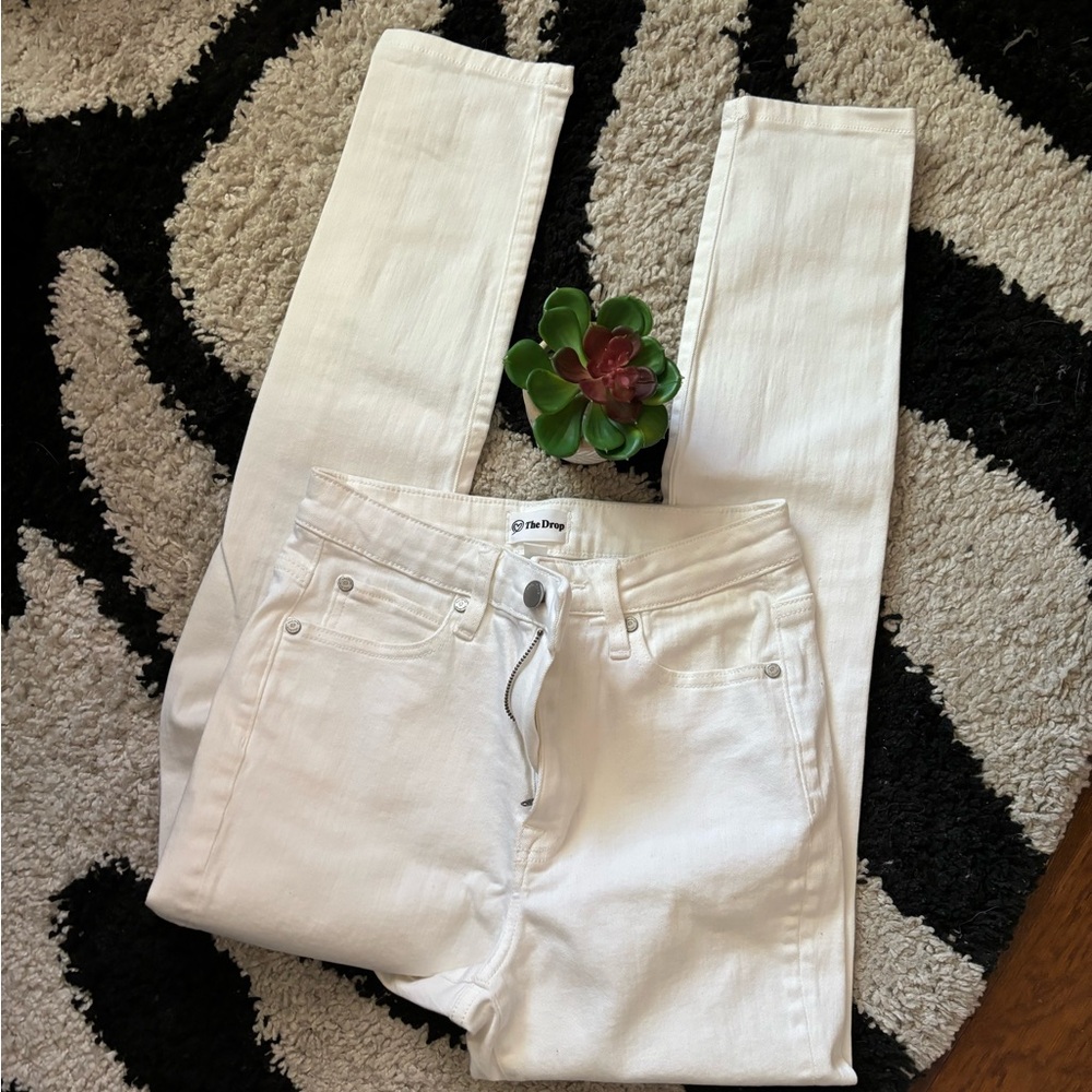 The Drop White Skinny Jeans Sz 26